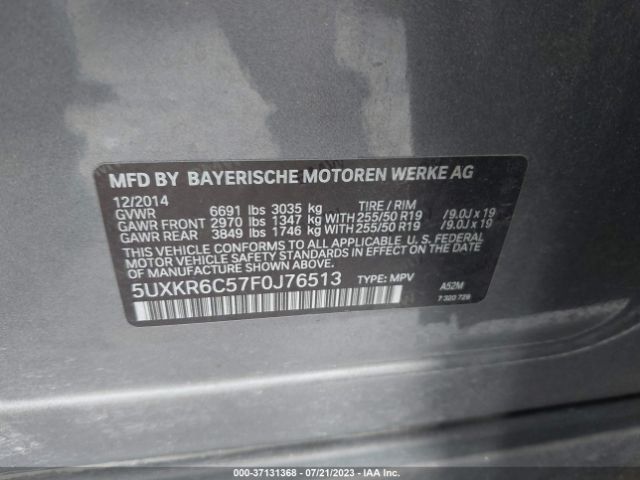 5UXKR6C57F0J76513 BMW X5 Xdrive50i