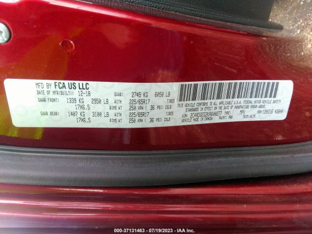2C4RDGEG2KR600277 Dodge Grand Caravan Gt