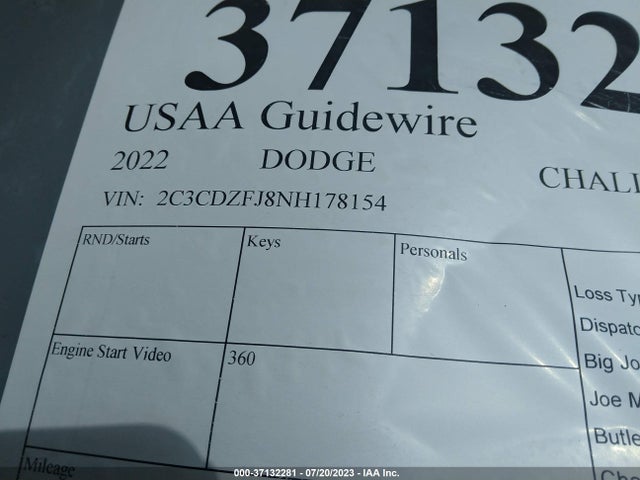 Dodge Challenger R/t Scat Pack 2022 2C3CDZFJ8NH178154 Image 9