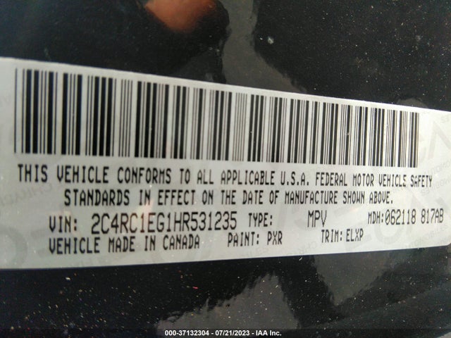 2C4RC1EG1HR531235 Chrysler Pacifica Touring-l Plus
