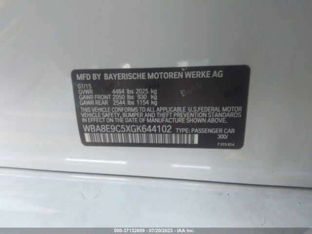 WBA8E9C5XGK644102 BMW 3 Series 328i