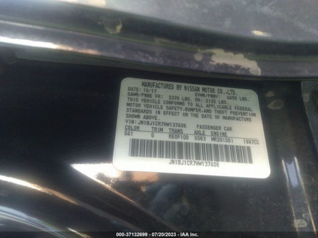 JN1BJ1CR7HW137406 Nissan Rogue Sport Sl