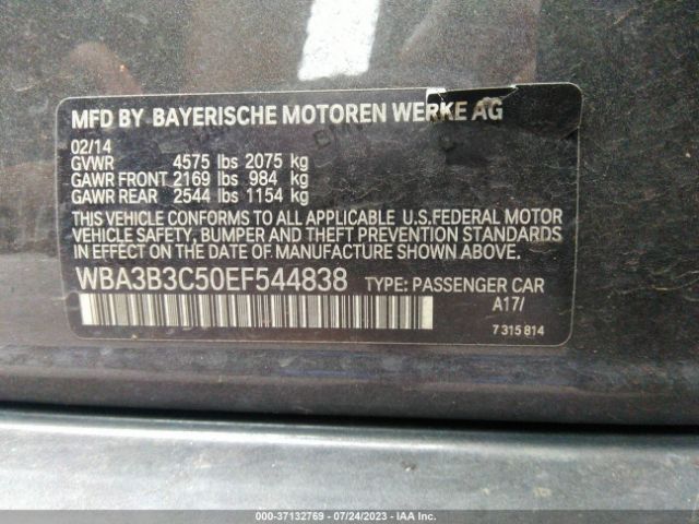 WBA3B3C50EF544838 BMW 3 Series 328i Xdrive