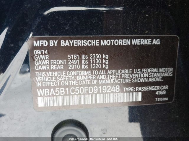WBA5B1C50FD919248 BMW 5 Series 535i