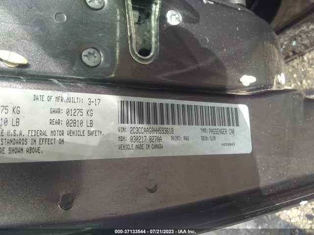 2C3CCAAG0HH593618 Chrysler 300 Limited