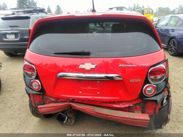 Chevrolet Sonic Rs 2014 1G1JH6SB1E4108361 Image 9