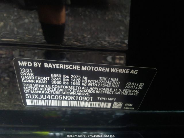 5UXJU4C05N9K10901 BMW X5 M50i