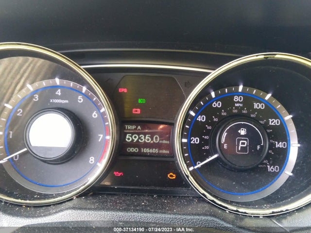 2013 HYUNDAI SONATA GLS VIN: 5NPEB4AC2DH717668