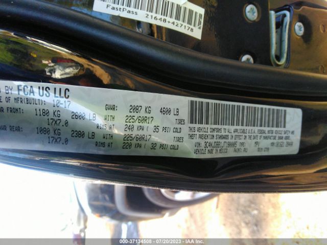 3C4NJDBB1JT180005 Jeep Compass Latitude