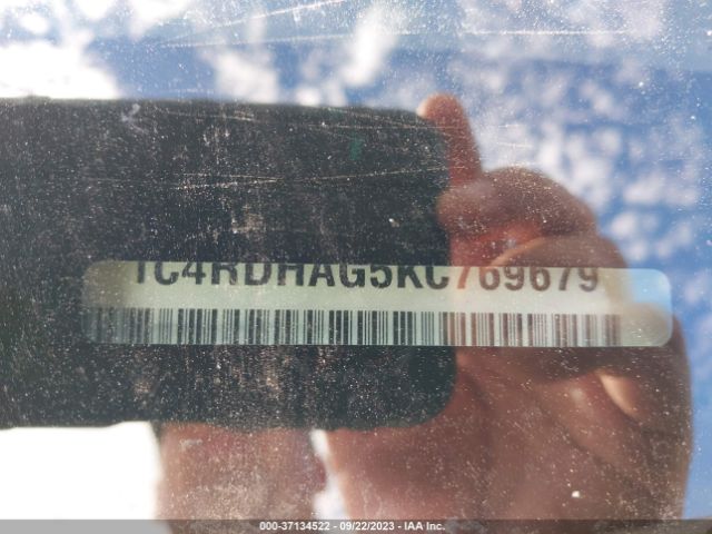 1C4RDHAG5KC769679 Dodge Durango Sxt Plus