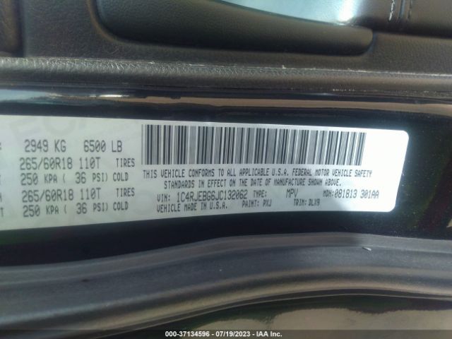 1C4RJEBG6JC132062 Jeep Grand Cherokee Limited