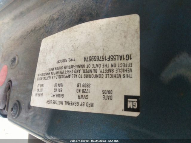 2006 CHEVROLET COBALT 1G1AL55F167659574 Photo 8