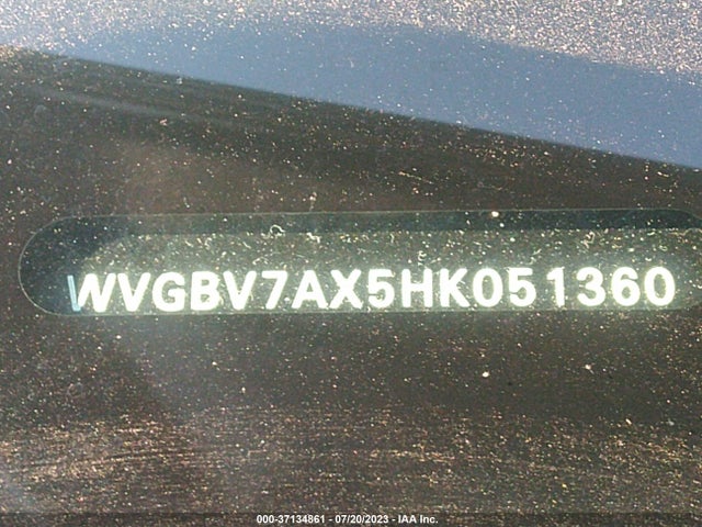 WVGBV7AX5HK051360 Volkswagen TIGUAN
