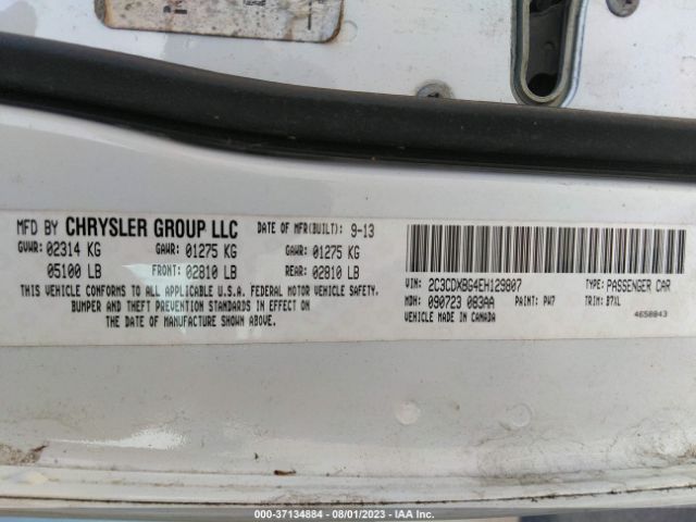 2C3CDXBG4EH129807 Dodge Charger Se