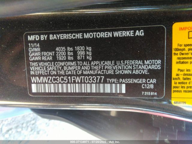 WMWZC3C51FWT03377 Mini Cooper Countryman S