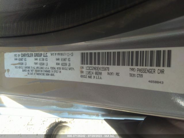 1C3CDZAB3EN155078 Dodge AVENGER SE