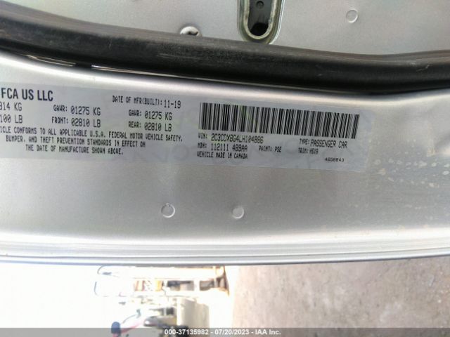 2C3CDXBG4LH104886 Dodge Charger Sxt