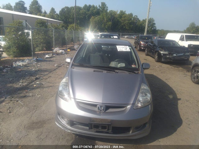 2007 HONDA FIT SPORT VIN: JHMGD38627S028201
