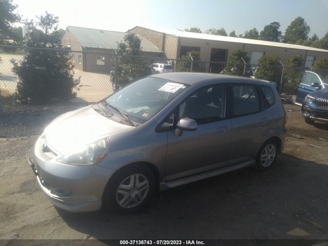 2007 HONDA FIT SPORT VIN: JHMGD38627S028201