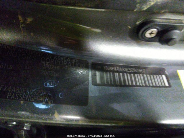 KNAFX4A83E5092987 KIA FORTE EX