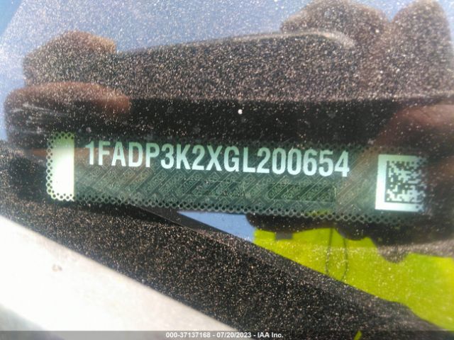 1FADP3K2XGL200654 Ford FOCUS SE