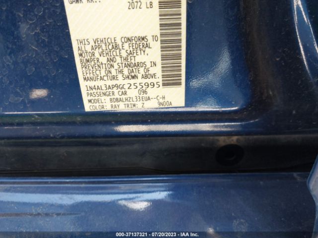 1N4AL3AP9GC255995 Nissan Altima 2.5 Sr