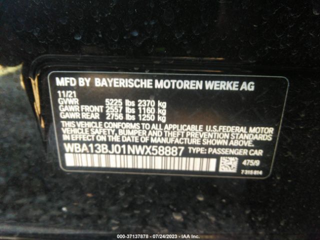 WBA13BJ01NWX58887 BMW 530i Xdrive