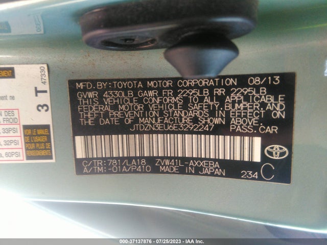 Toyota Prius V Two/three/five 2014 JTDZN3EU6E3292247 Image 15