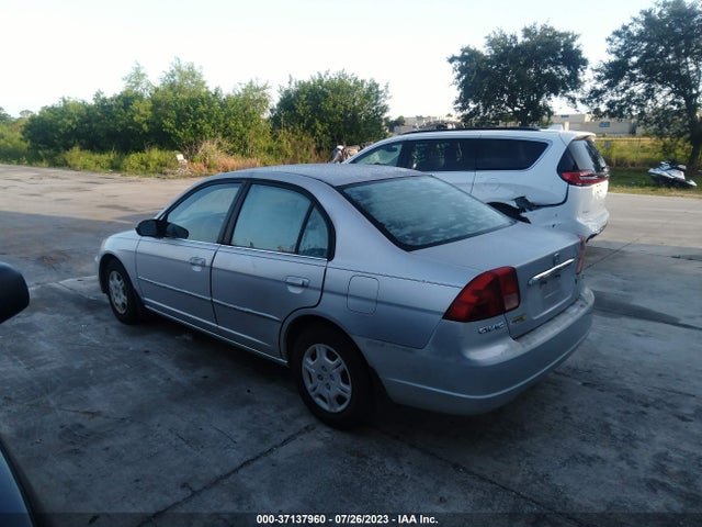 2002 HONDA CIVIC LX VIN: 1HGES16532L072323