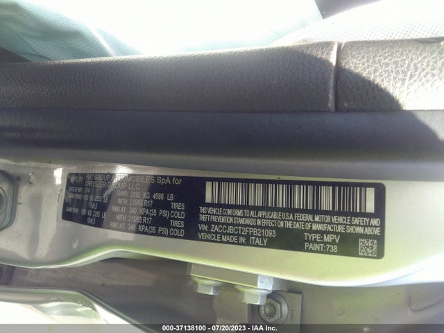 ZACCJBCT2FPB21093 Jeep Renegade Trailhawk