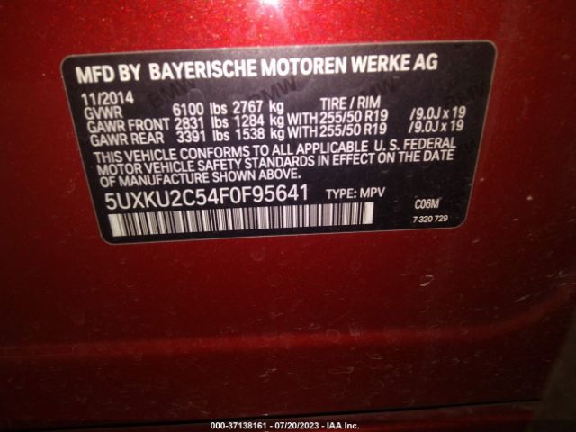 5UXKU2C54F0F95641 BMW X6 Xdrive35i