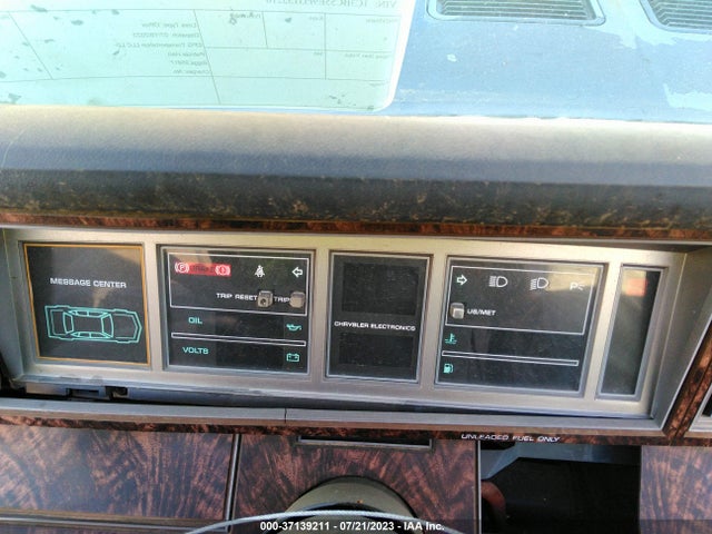 1985 CHRYSLER LEBARON VIN: 1C3BC55E9FG155216