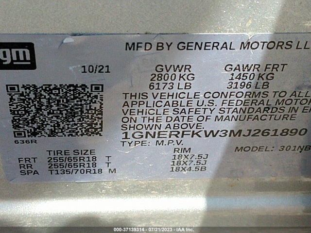 Chevrolet Traverse Ls 2021 1GNERFKW3MJ261890 Image 9