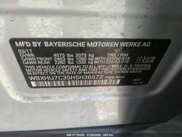 WBXHU7C35H5H36572 BMW X1 Sdrive28i