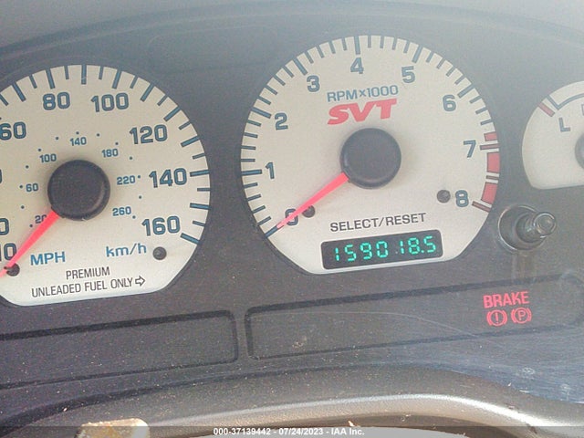 2001 FORD MUSTANG SVT COBRA VIN: 1FAFP47V61F215336