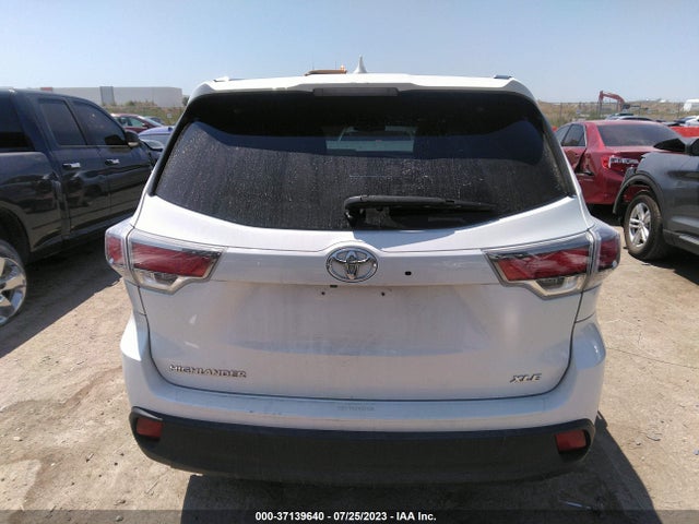 Toyota Highlander Xle 2015 5TDKKRFH0FS104191 Image 16