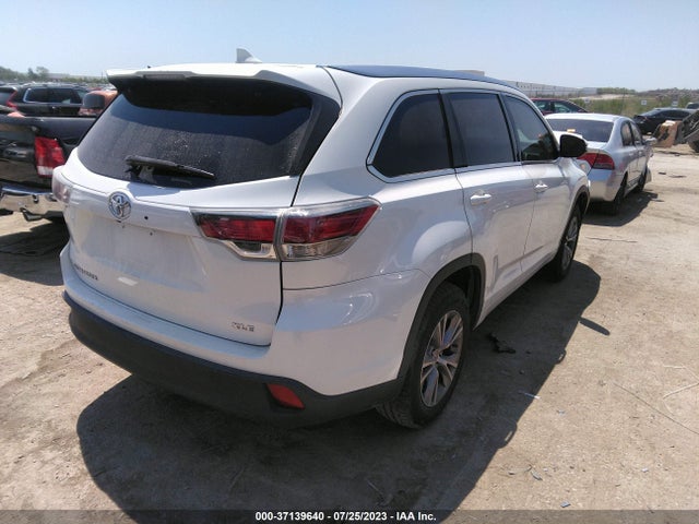 Toyota Highlander Xle 2015 5TDKKRFH0FS104191 Image 4