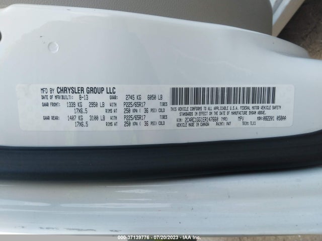 2C4RC1GG1ER147660 Chrysler Town & Country Limited