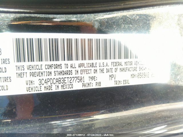 3C4PDCAB3ET277501 Dodge Journey American Value Pkg