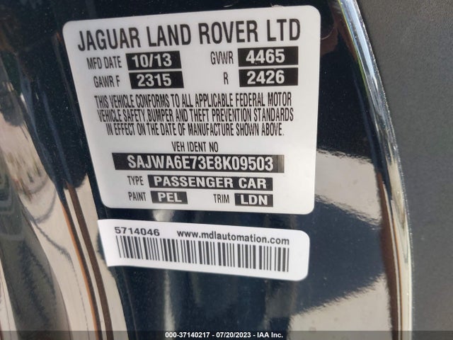 Jaguar F-type V6 2014 SAJWA6E73E8K09503 Image 10