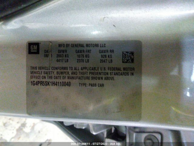 1G4PR5SK1H4110040 Buick Verano Sport Touring
