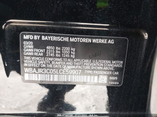 WBAJR3C05LCE59907 BMW 5 Series 530i