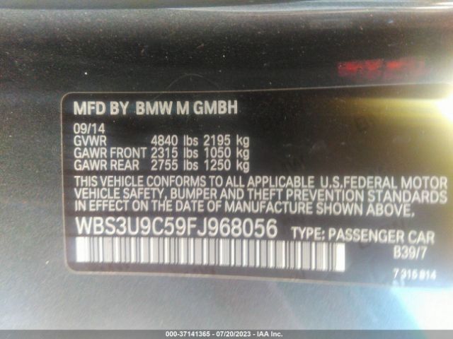 WBS3U9C59FJ968056 BMW M4