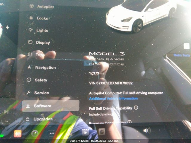 5YJ3E1EBXMF879092 Tesla Model 3 Long Range