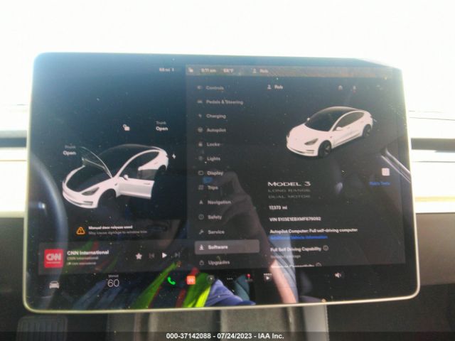 5YJ3E1EBXMF879092 Tesla Model 3 Long Range