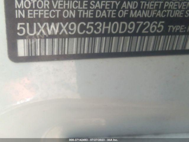 5UXWX9C53H0D97265 BMW X3 Xdrive28i