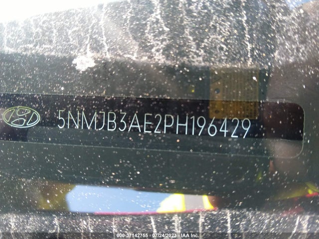 2023 HYUNDAI TUCSON SEL VIN: 5NMJB3AE2PH196429