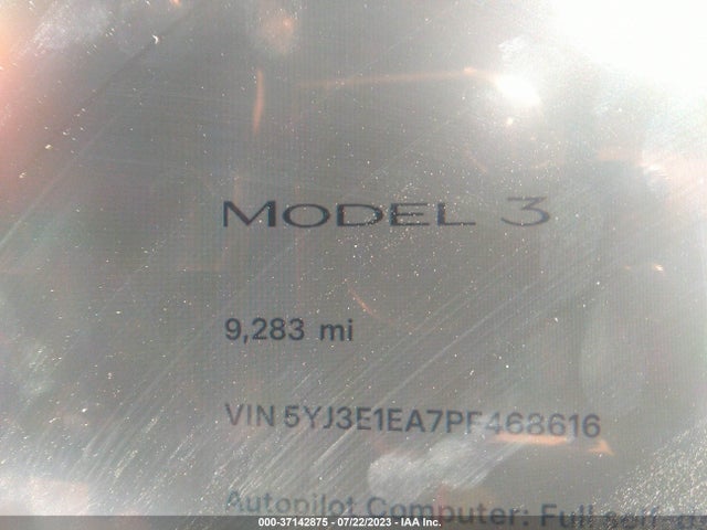 2023 Tesla 3, VIN: 5YJ3E1EA7PF468616