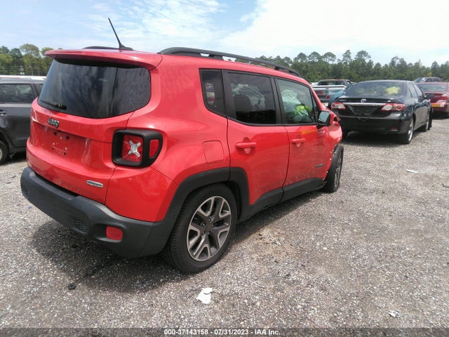 2016 JEEP RENEGADE LATITUDE VIN: ZACCJABT3GPD50413
