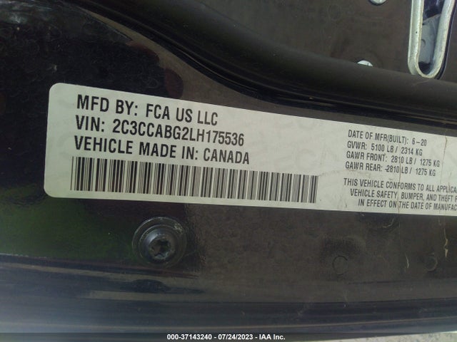 2C3CCABG2LH175536 Chrysler 300 300s